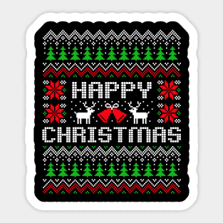 Happy Christmas sweater Sticker